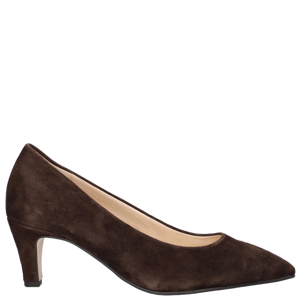 Bruine dames Gabor suède pumps