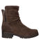 Gabor Comfort suede enkellaarzen blokhak bruin