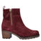 Gabor Comfort suede enkellaarzen blokhak bordeaux