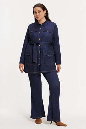 denim spijkerjas dark blue denim