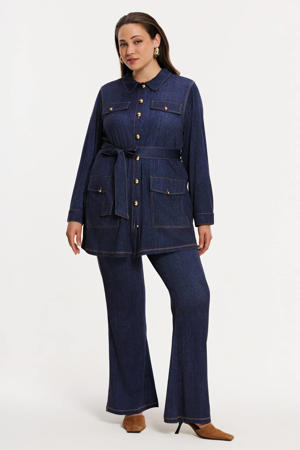 denim spijkerjas dark blue denim