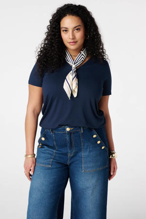 T-shirt donkerblauw