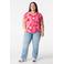 MS Mode gebloemde T-shirt rood