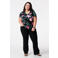 MS Mode gebloemde T-shirt multi