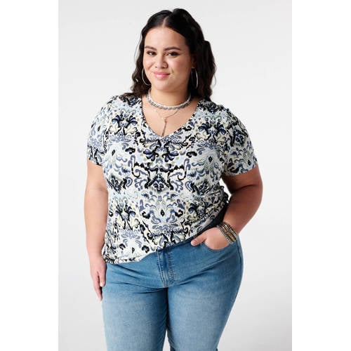 MS Mode T-shirt multi afbeelding