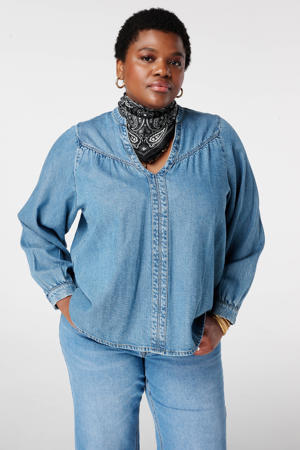 top medium blue denim