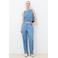 Caroll top light blue denim