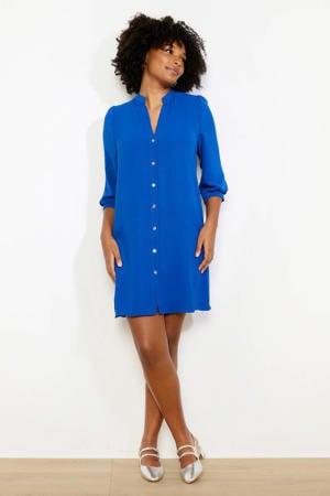 blousejurk blauw