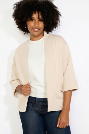 sweatvest beige