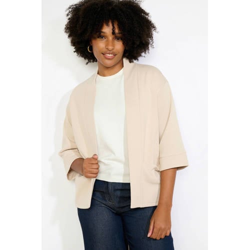 LOLALIZA sweatvest beige afbeelding