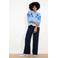 LOLALIZA gestreepte blouse blauw