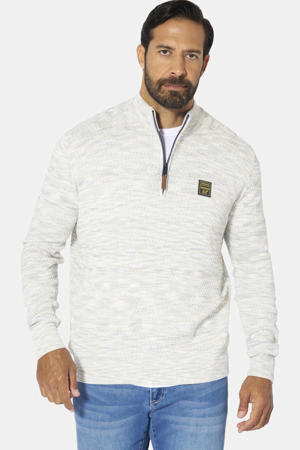 +FIT Collectie gebreide trui Plus Size TJORE grijs