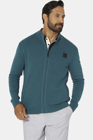 +FIT Collectie sweatvest Plus Size INGAR petrol