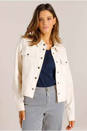 denim spijkerjas wit