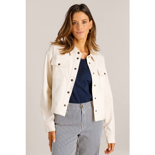 Ivy Beau denim spijkerjas wit afbeelding