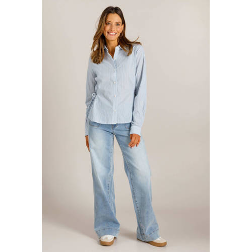 Ivy Beau gestreepte blouse blauw afbeelding