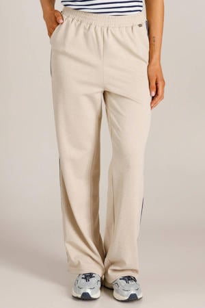 relaxed regular waist casual broek beige