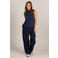 Ivy Beau top travelstof blauw