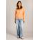 Ivy Beau pullover oranje fijn gebreid