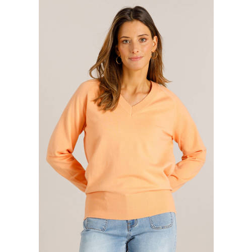 Ivy Beau pullover oranje fijn gebreid afbeelding