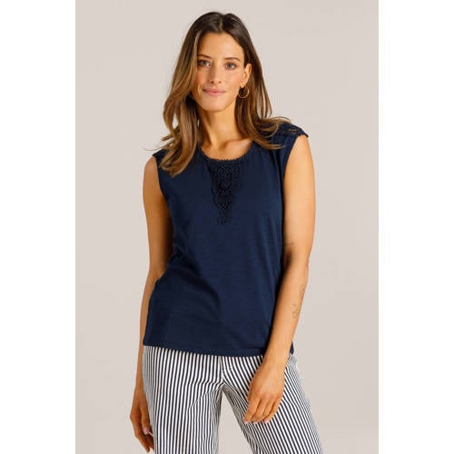 Ivy Beau mouwloze top donkerblauw afbeelding