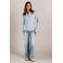 Ivy Beau Verie high waist wide leg jeans medium blue denim