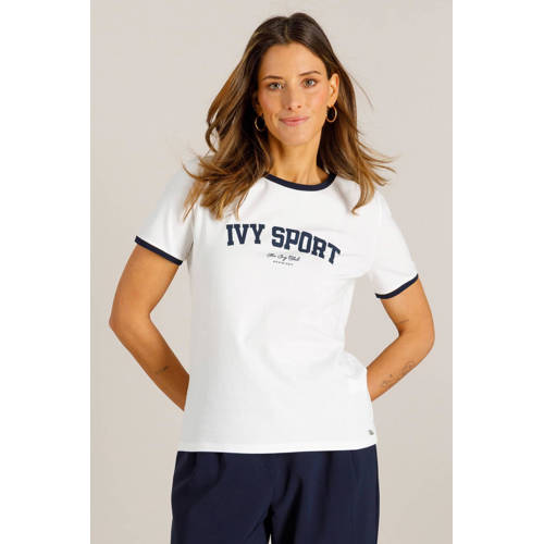 Ivy Beau T-shirt wit afbeelding