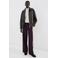 Mango regular waist casual broek donkerrood
