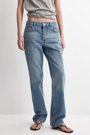 straight leg jeans light blue denim