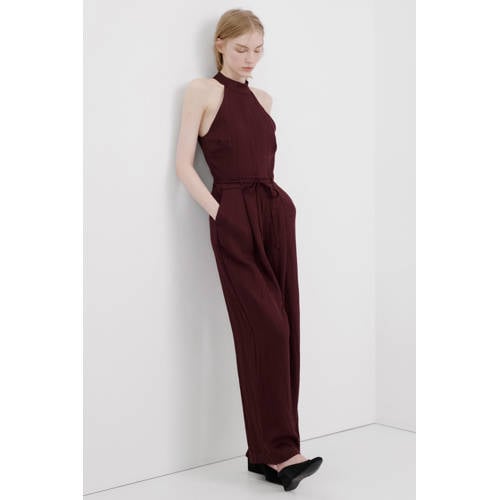 Mango jumpsuit donkerrood afbeelding