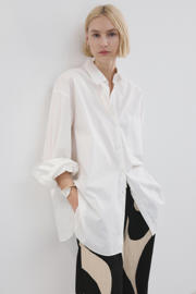 thumbnail: Mango baggy regular waist broek zwart