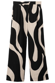 thumbnail: Mango baggy regular waist broek zwart