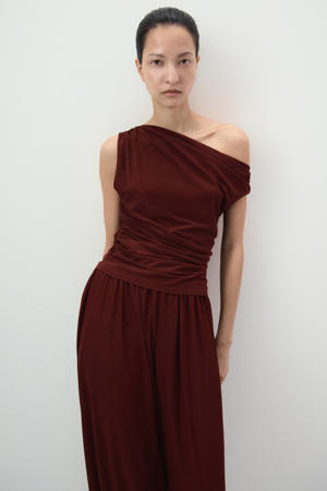 cropped top roodbruin