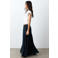MANGO TEEN maxi rok donkerblauw
