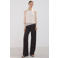 Mango broek straight donkerbruin