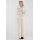 Mango Flared mid-rise jeans flared jeans ecru
