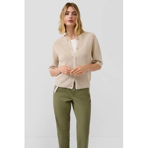 s.Oliver vest beige gebreid afbeelding