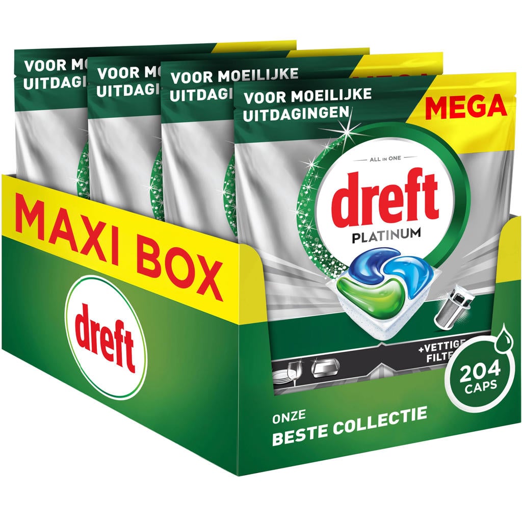 Dreft Platinum Platinum vaatwastabletten - bries
