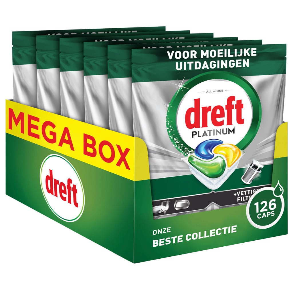 Dreft Platinum Platinum vaatwastabletten - citroen
