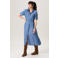 Miss Etam top medium blue denim