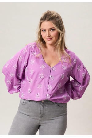 blouse lila