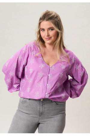 blouse lila