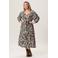 Miss Etam Plus midi jurk zand