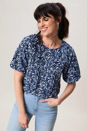 gestreepte blousetop