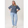 Miss Etam Plus top blauw