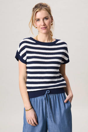 gebreide trui blauw