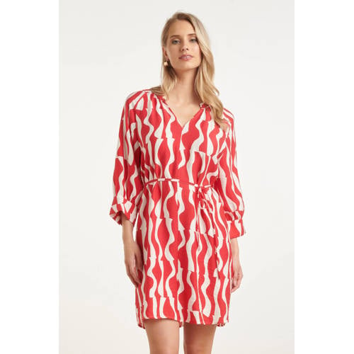 Smashed Lemon blousejurk rood afbeelding