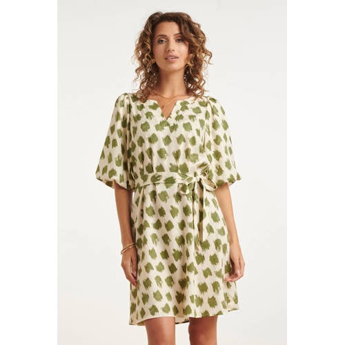 Smashed Lemon cocktailjurk met lurex groen afbeelding