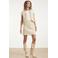 Smashed Lemon gilet broderie beige