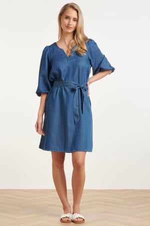 korte jurk blauw